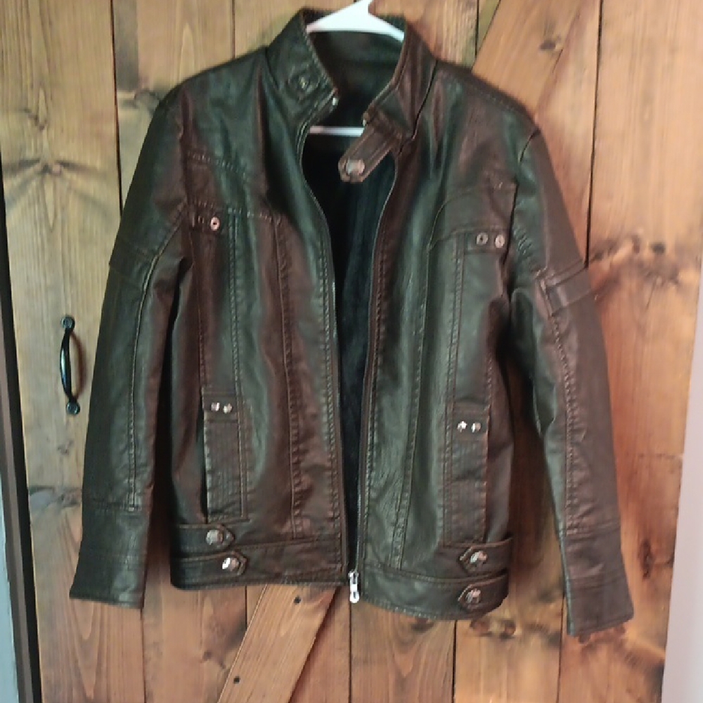 Men's Brown Leather Jacket